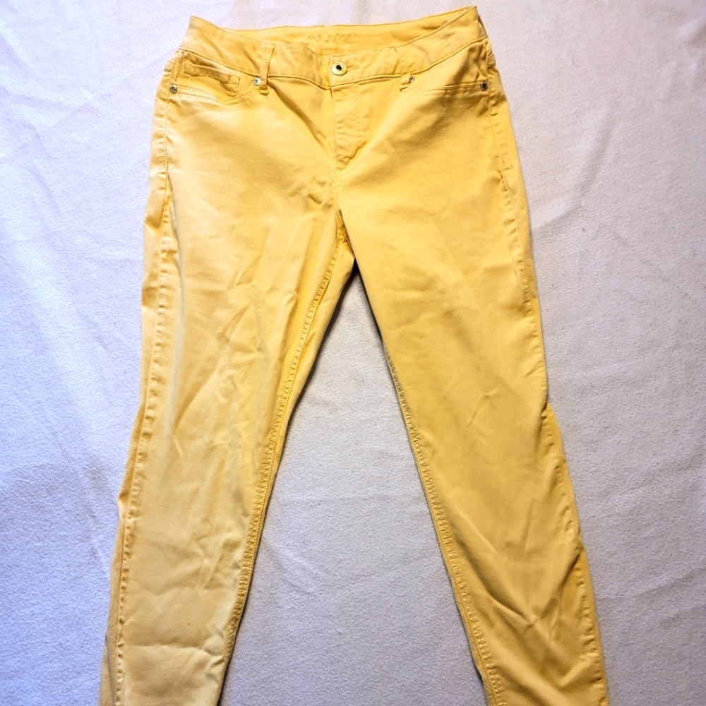 Maurices Yellow Pants